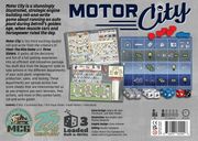 Motor City back of the box