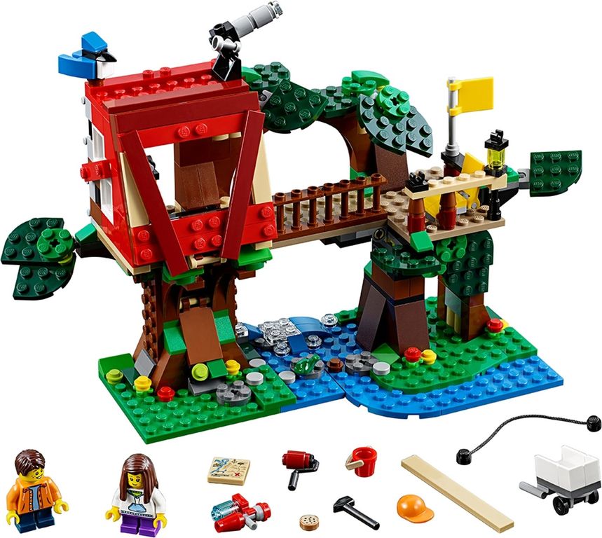 LEGO® Creator Treehouse Adventures components