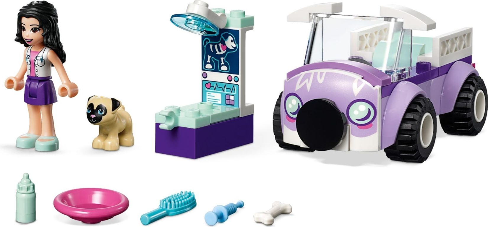 LEGO® Friends La clinica veterinaria mobile di Emma componenti