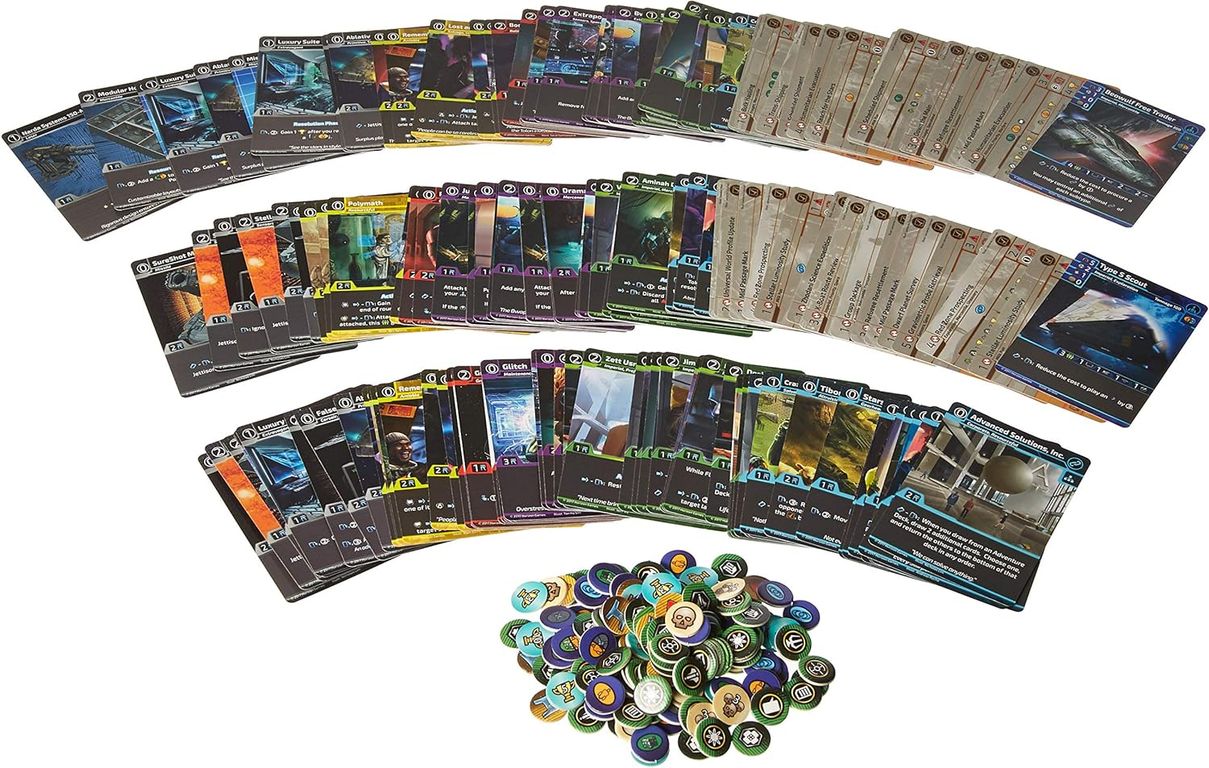 Traveller Customizable Card Game: Two Player Starter Set komponenten