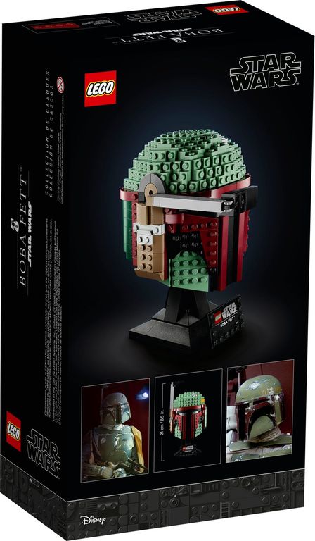 LEGO® Star Wars Boba Fett™ Helmet back of the box