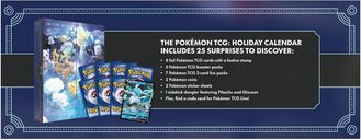 Pokémon TCG: Holiday Calendar 2023 dos de la boîte