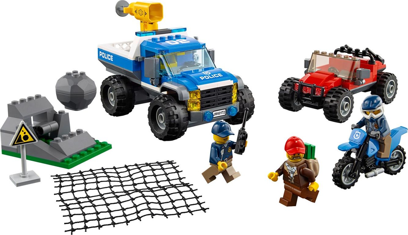 LEGO® City Dirt Road Pursuit components