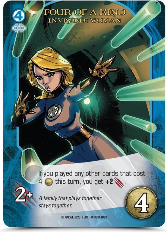 Legendary: Fantastic Four Invisible Women carte