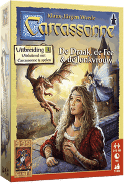 Carcassonne: De Draak, de Fee en de Jonkvrouw doos