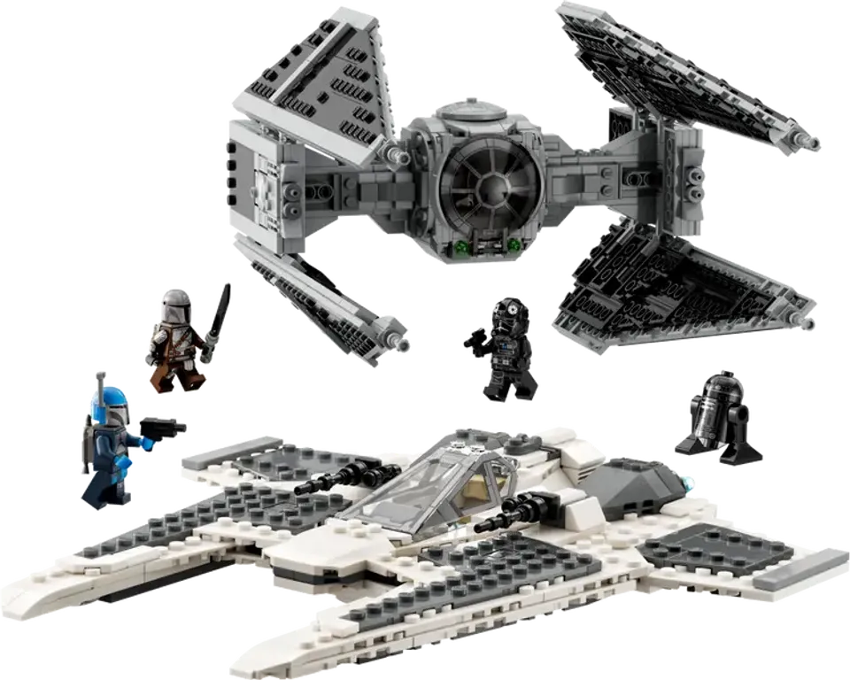 LEGO® Star Wars Le chasseur Fang Mandalorien contre le TIE Interceptor™ composants