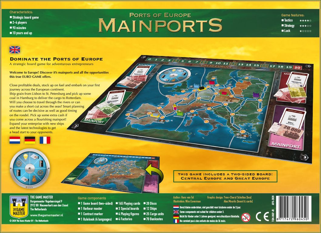 Mainports parte posterior de la caja