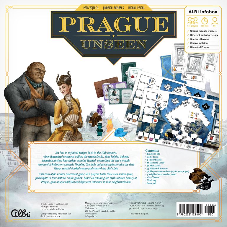 Prague Unseen back of the box