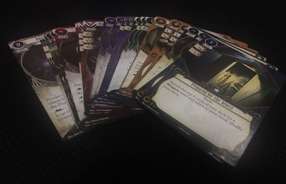 Arkham Horror: The Card Game - Blood on the Altar - Mythos Pack cards