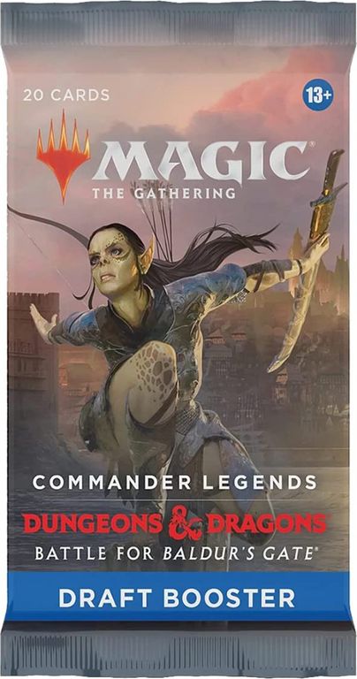 Magic: Commander Legends Baldur's Gate - Draft Booster caja