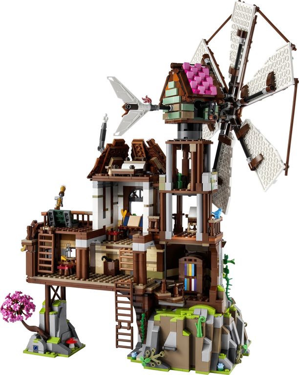 Bricklink Mountain Windmill rückseite