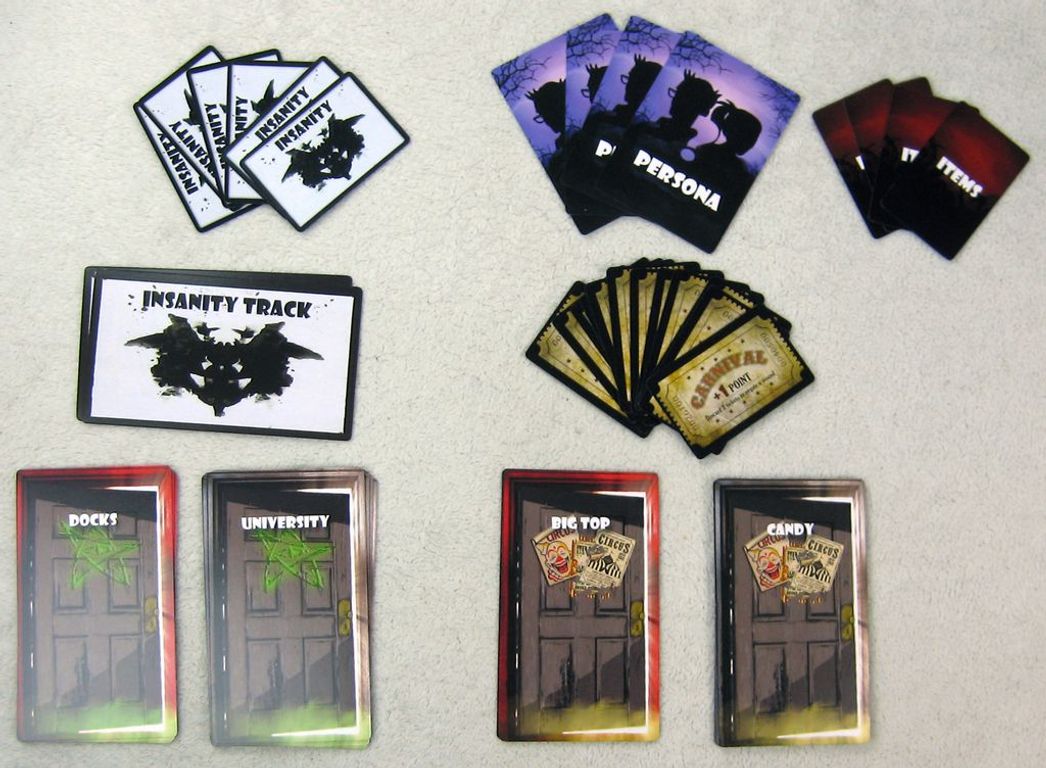 Grind House: Carnival/Cthulhu cartes