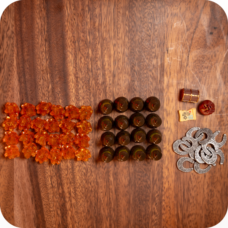 Merchants of the Dark Road - Deluxe Resource Upgrade komponenten
