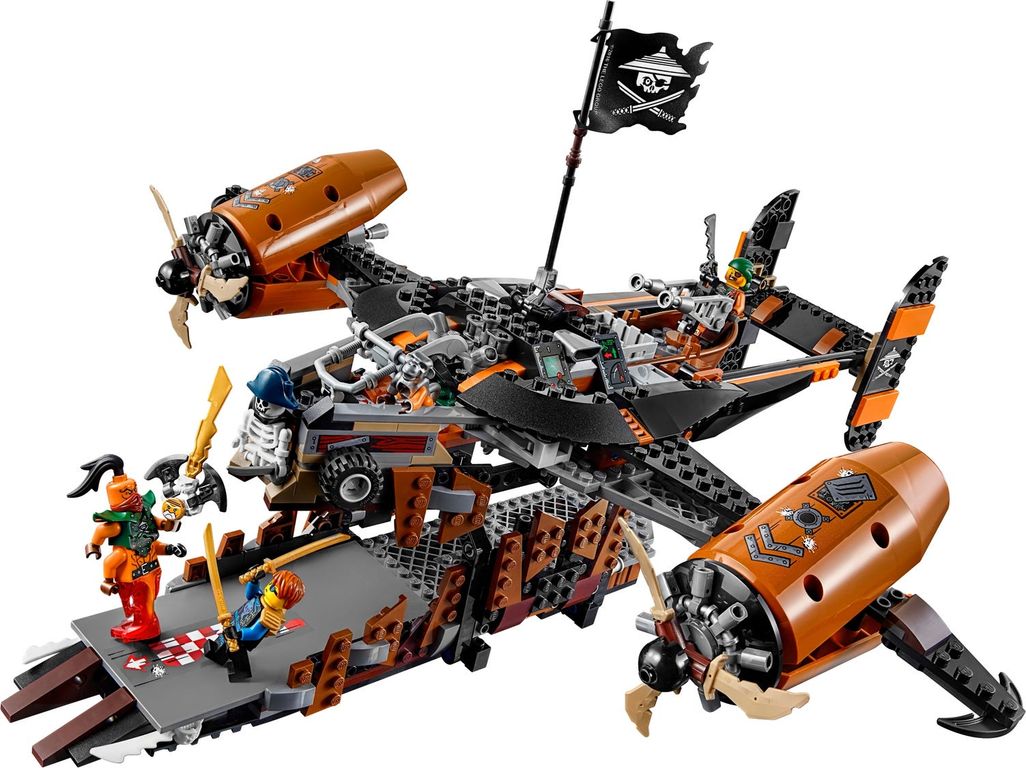 LEGO® Ninjago Luftschiff des Unglücks spielablauf