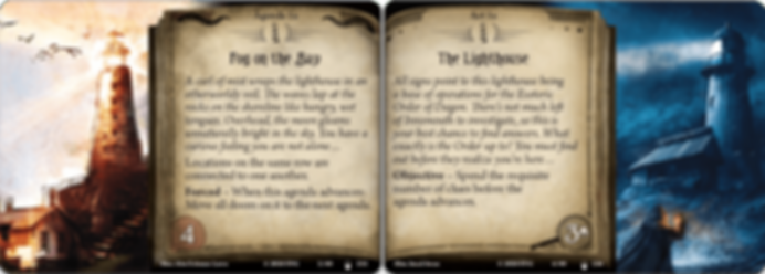 Horreur à Arkham: Le Jeu de cartes – Une lueur dans le brouillard cartes