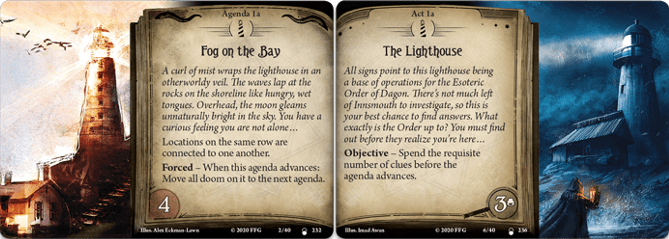 Arkham Horror: Das Kartenspiel – Ein Licht im Nebel: Mythos-Pack karten