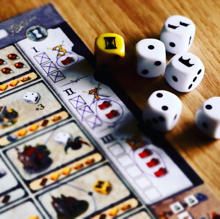 Kingsburg: The Dice Game jugabilidad