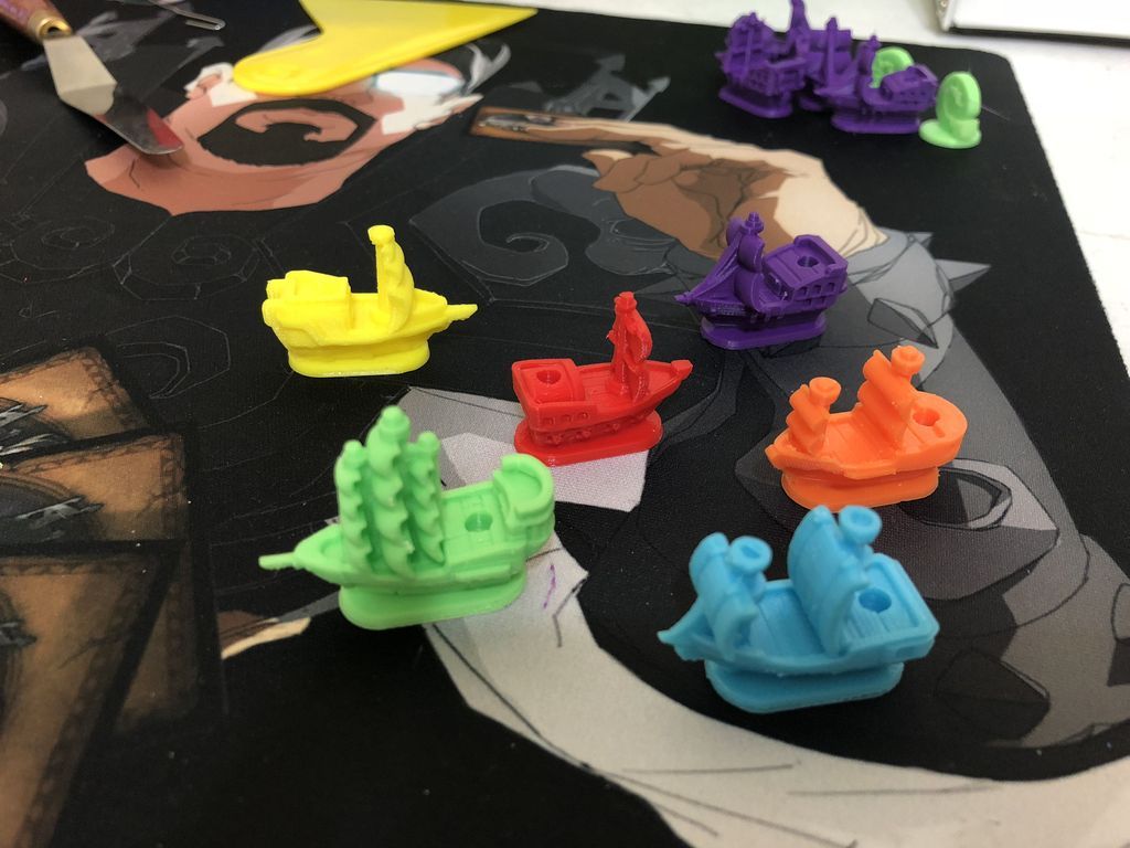 The Pirate's Flag miniatures