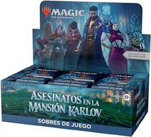 Magic: The Gathering - Caja de Sobres de Juego de Asesinatos en la mansión Karlov - 36 Sobres