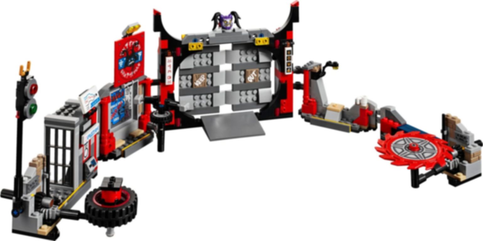 LEGO® Ninjago Hauptquartier der Motorradfahrer komponenten