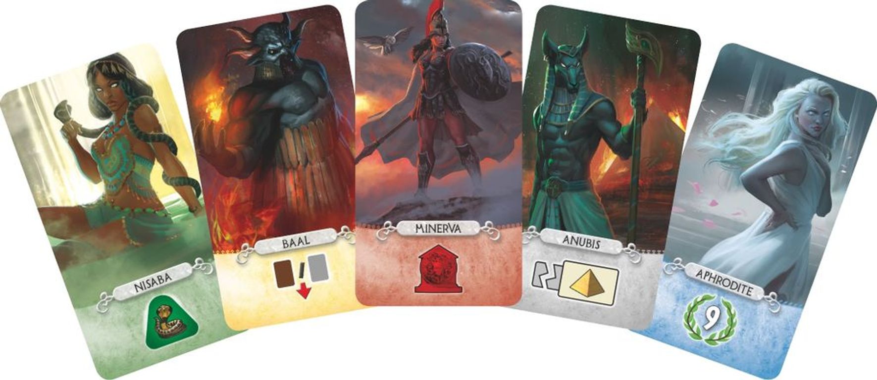 7 Wonders Duel: Pantheon kaarten