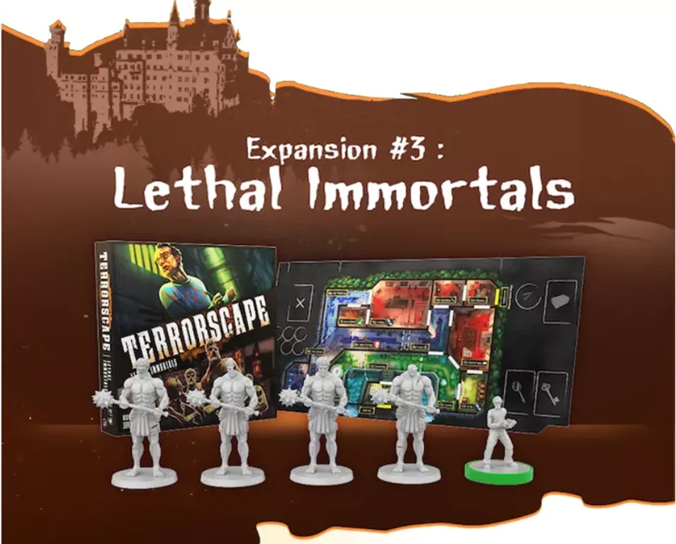 Terrorscape: Lethal Immortals components