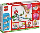 LEGO® Super Mario™ Set de Expansión: Paseo en globo por el jardín de Peach parte posterior de la caja