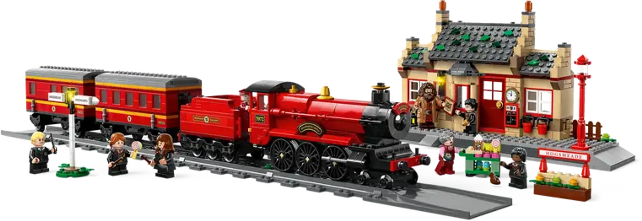 LEGO® Harry Potter™ Hogwarts Express™ Train Set with Hogsmeade Station™ gameplay