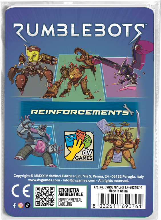 Rumblebots: Reinforcements caja