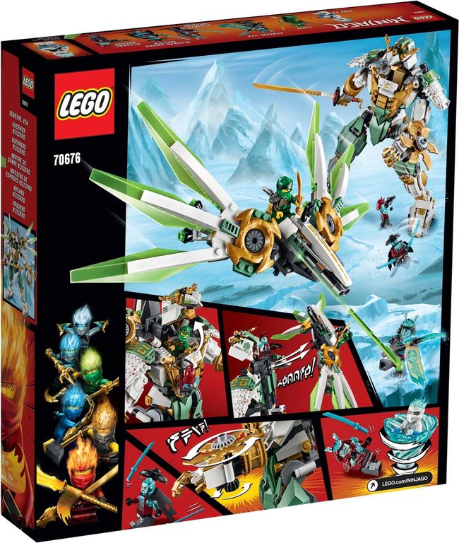LEGO® Ninjago Lloyd's Titan Mech back of the box