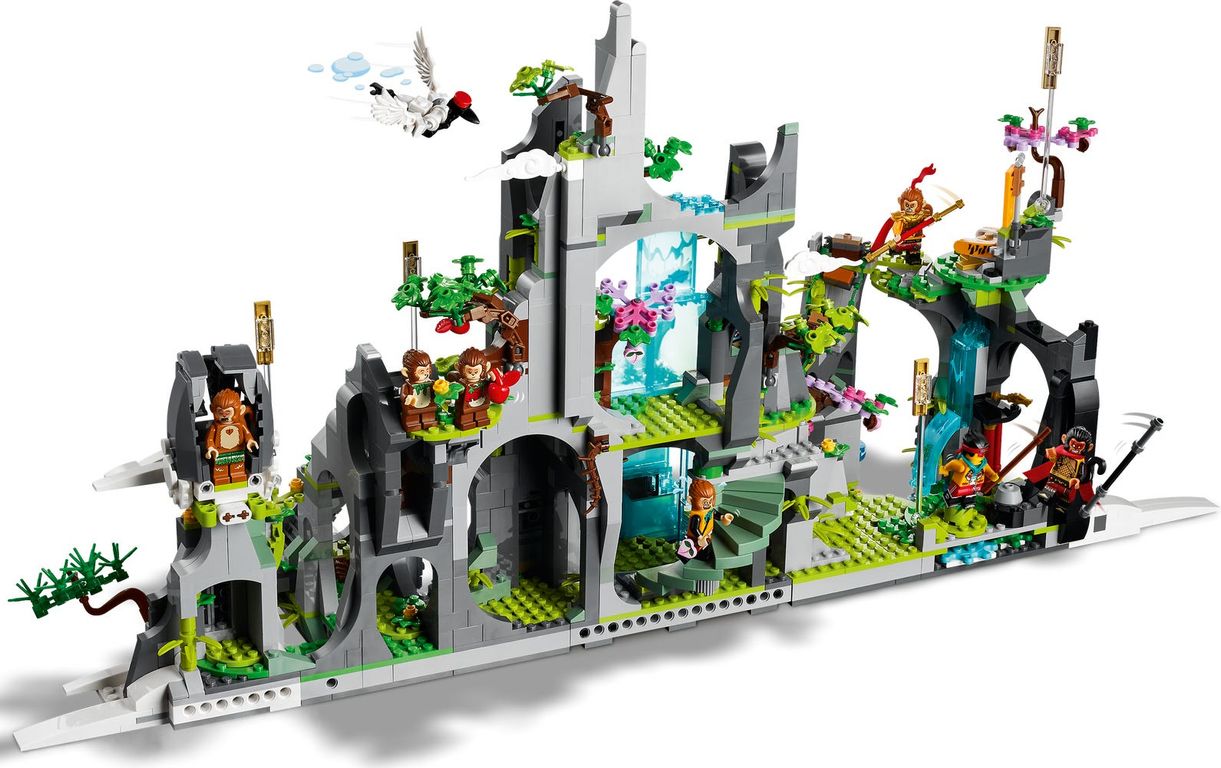 LEGO® Monkie Kid The Legendary Flower Fruit Mountain back side