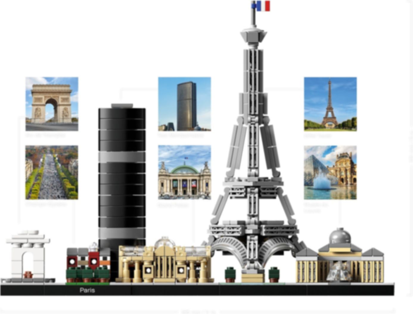 LEGO® Architecture Paris komponenten