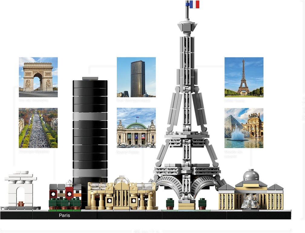 LEGO® Architecture Parijs componenten