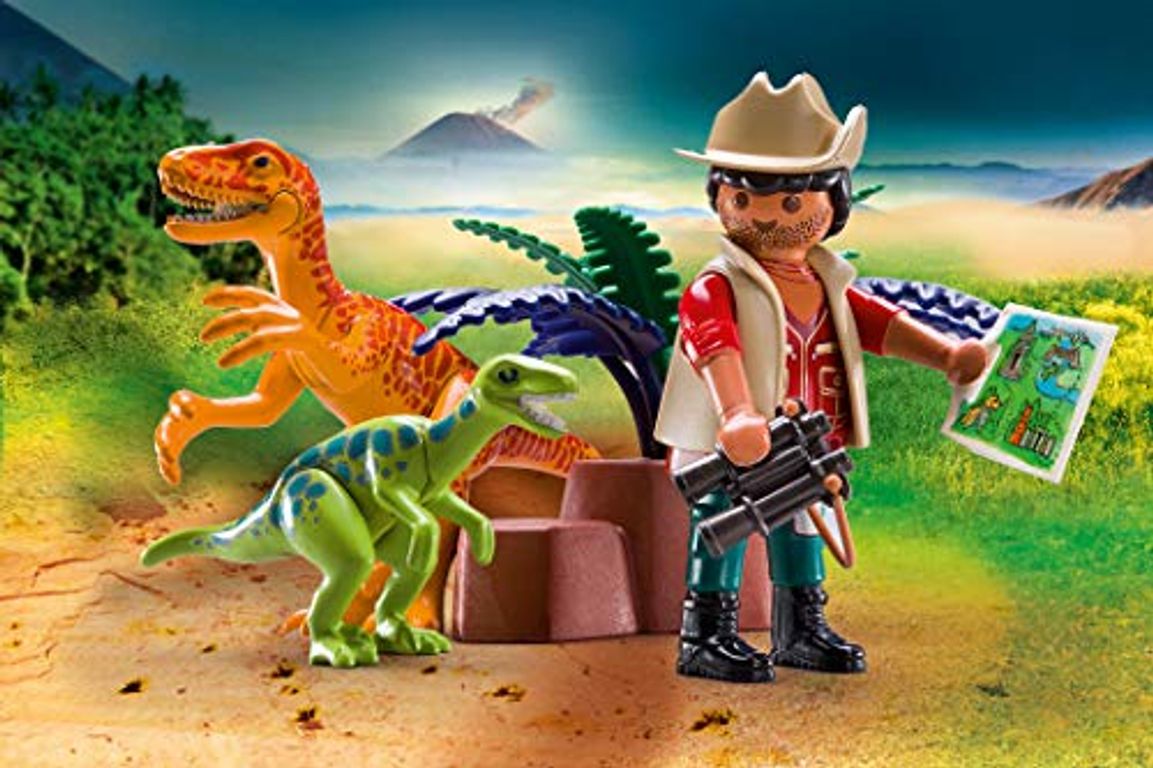 Playmobil® Dino Rise Dino Explorer Carry Case components