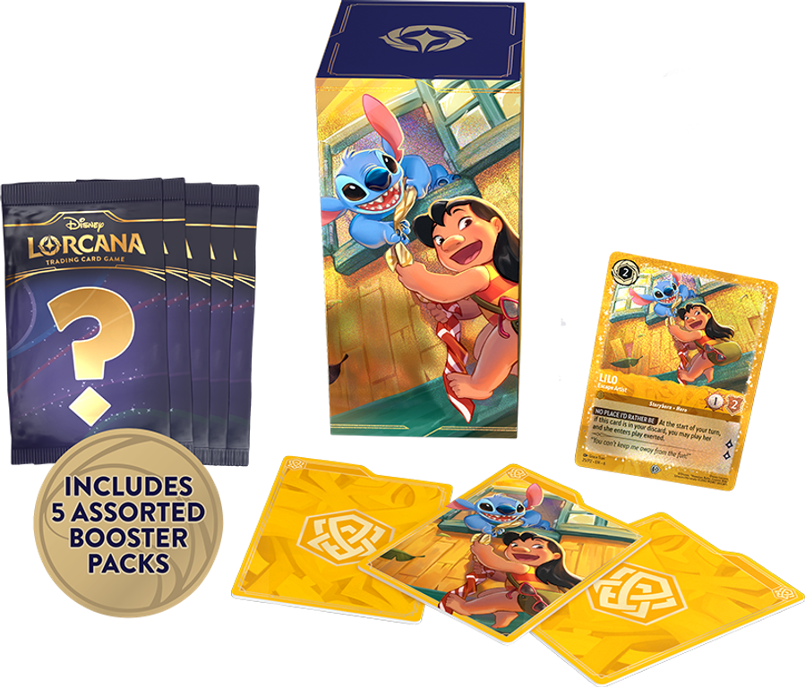 Disney Lorcana TCG - Archazia's Island Gift Set composants