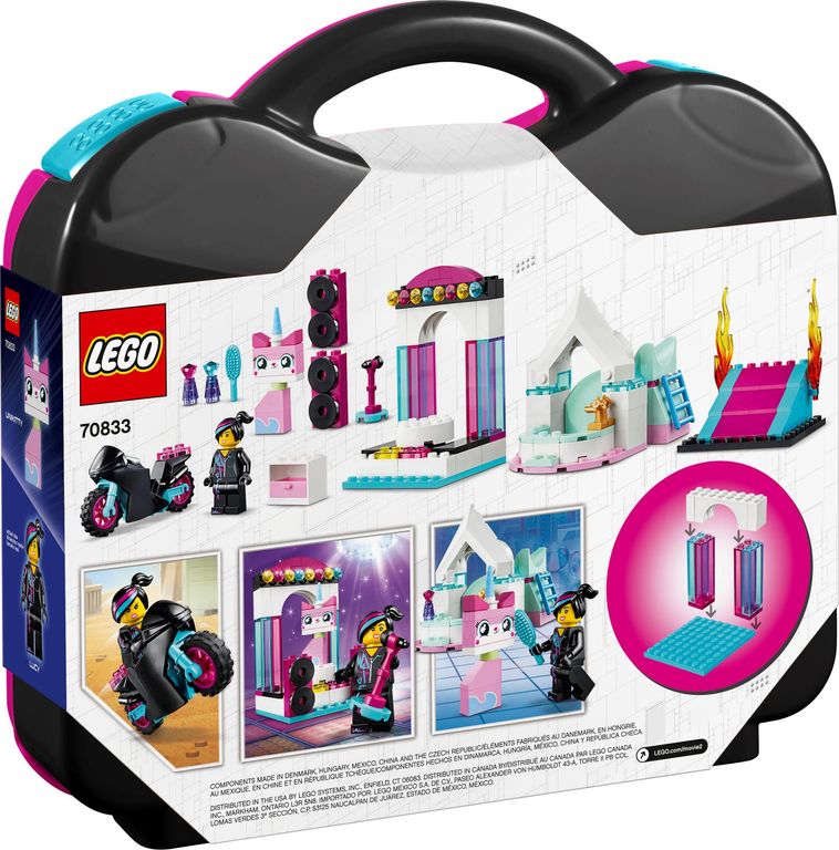 LEGO® Movie Lucy's bouwdoos achterkant van de doos