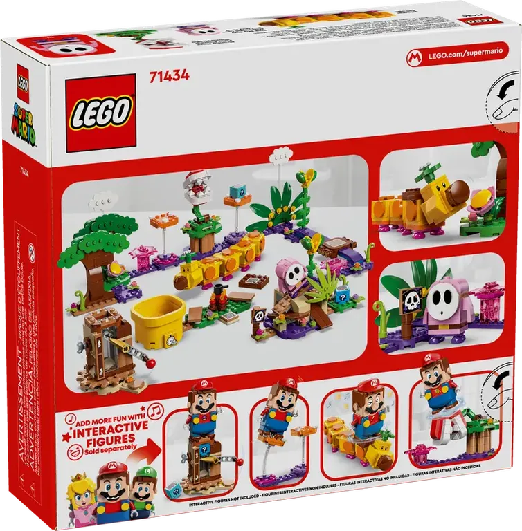 LEGO® Super Mario™ Makersset: Cassismoeras achterkant van de doos