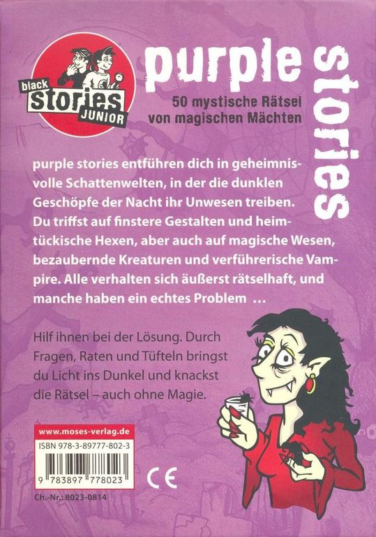 Purple Stories rückseite der box