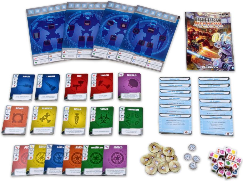 DiceBot MegaFun components