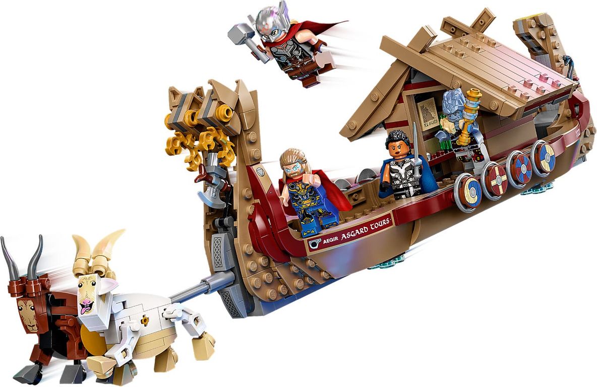 LEGO® Marvel The Goat Boat components