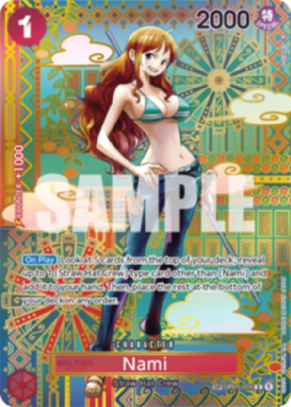 One Piece TCG: Awakening of the New Era - Booster Box Nami kaart