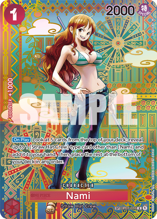 One Piece TCG: Awakening of the New Era - Booster Box Nami kaart