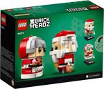 LEGO® BrickHeadz™ Herr und Frau Weihnachtsmann rückseite der box