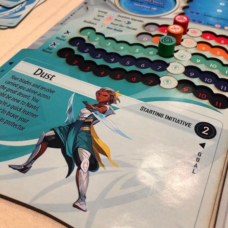 Tidal Blades: Rise of the Unfolders game board