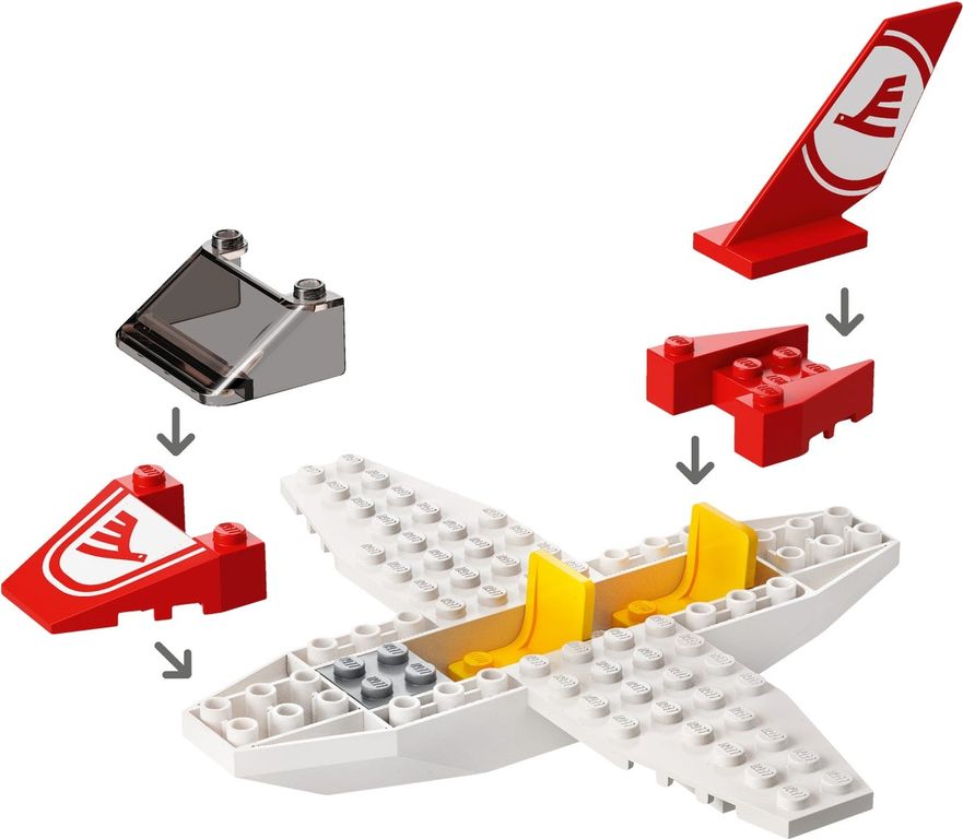 LEGO® Juniors City Central Airport components