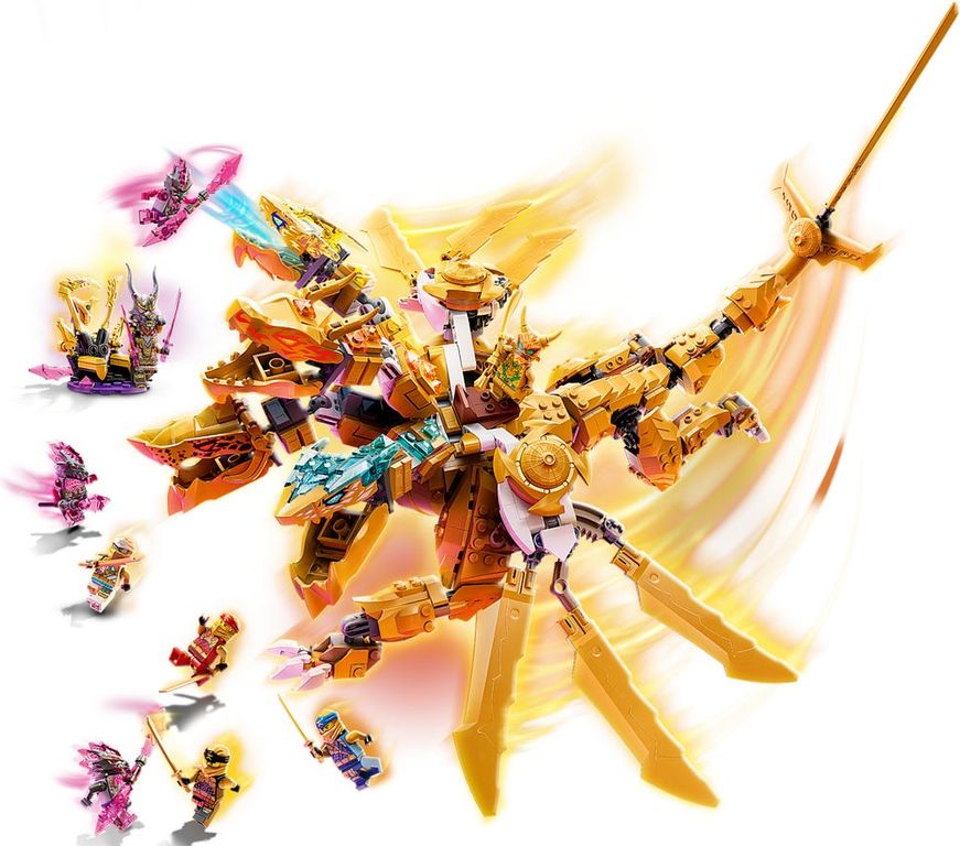 LEGO® Ninjago Ultradragón Dorado de Lloyd partes