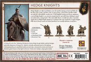 A Song of Ice & Fire: Tabletop Miniatures Game – Hedge Knights back of the box