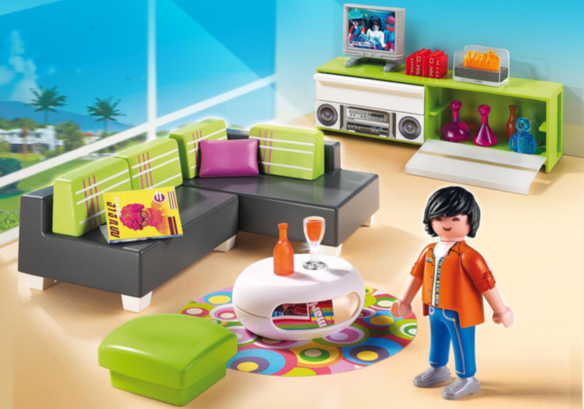 Playmobil® City Life Wohnzimmer spielablauf