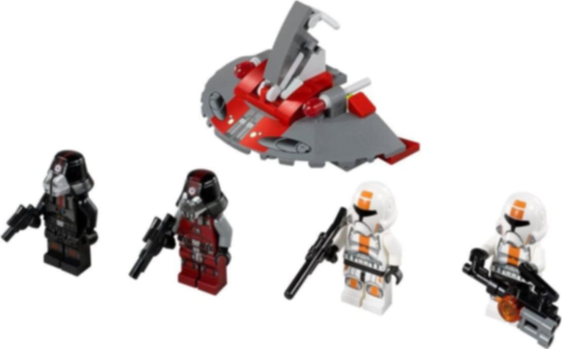 LEGO® Star Wars Republic Troopers vs. Sith Troopers componenten