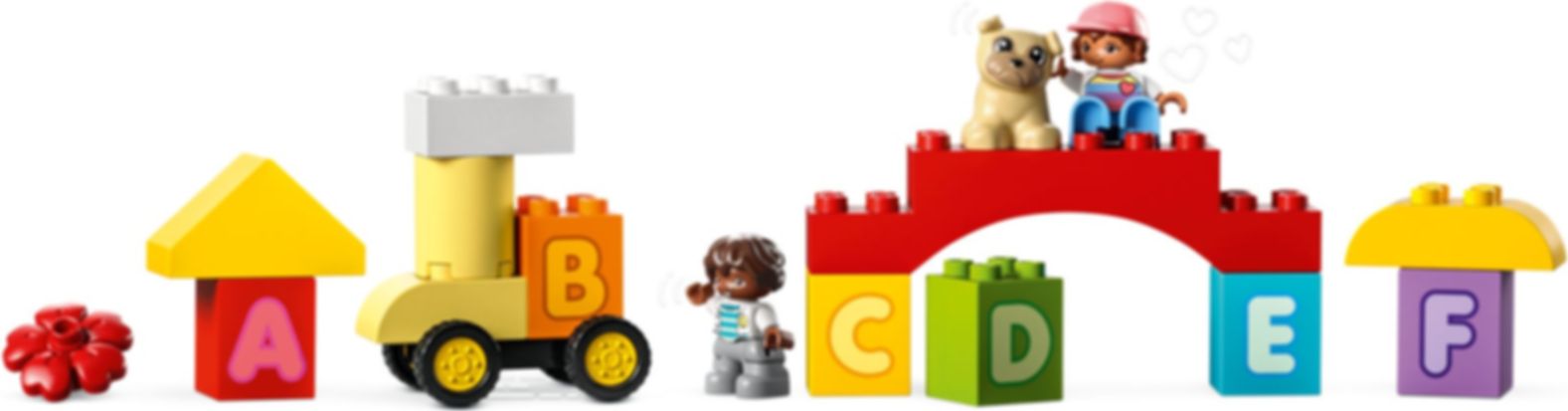 LEGO® DUPLO® Alphabet Town components